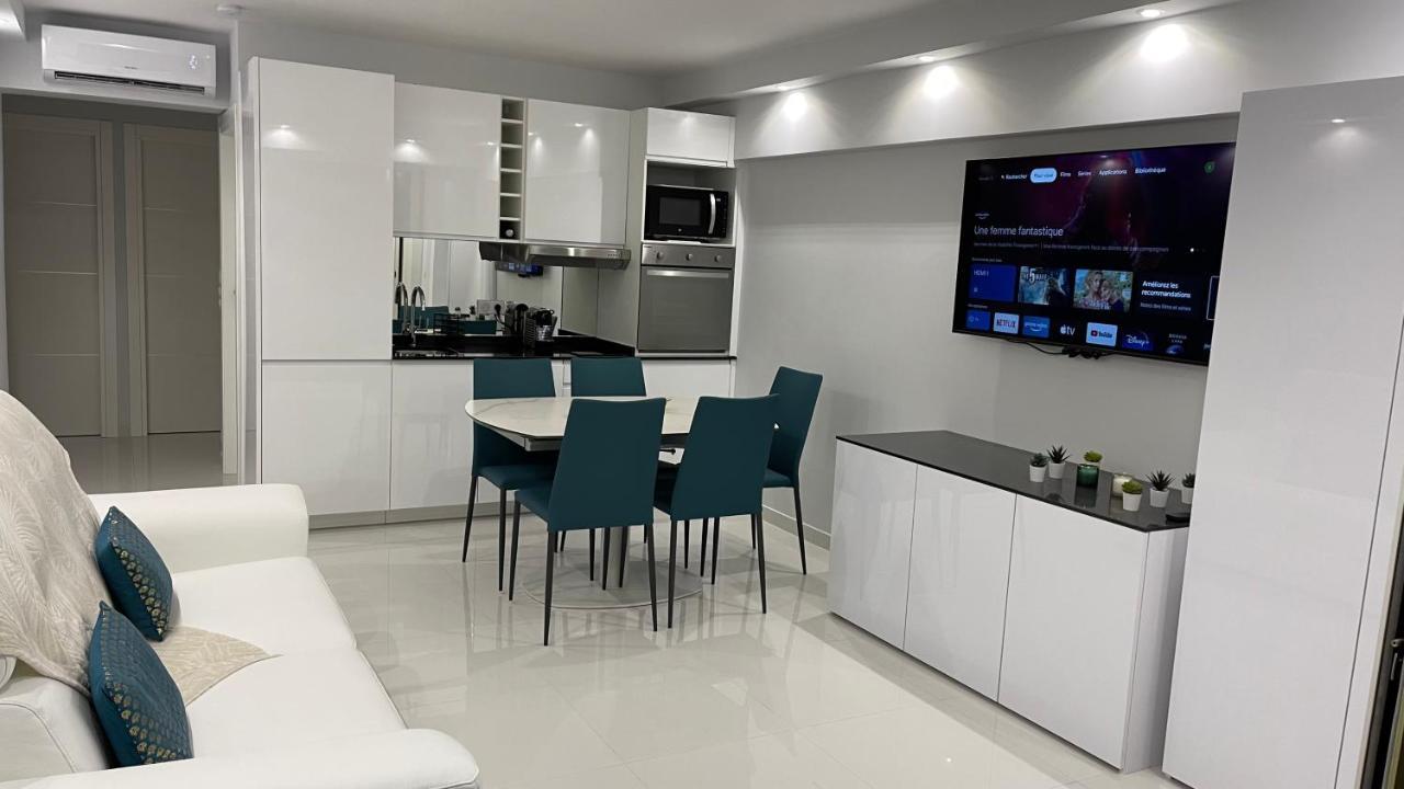 Cannes Pointe Croisette : Superbe Logement Vue Mer Zewnętrze zdjęcie